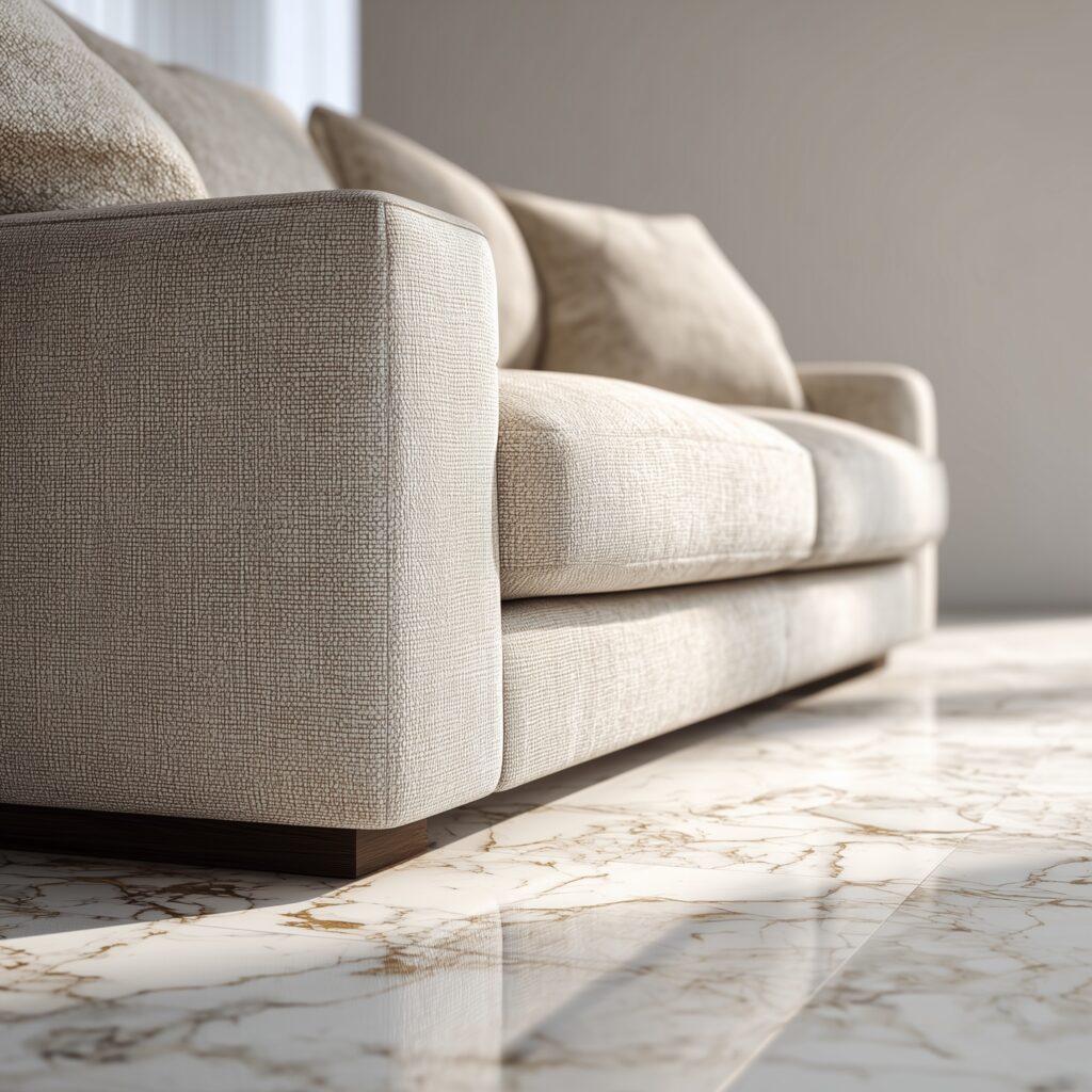 A couch on a Porcelain Tile floor are Top Remodel Trend For Plano TX Porcelain Floor Tiles