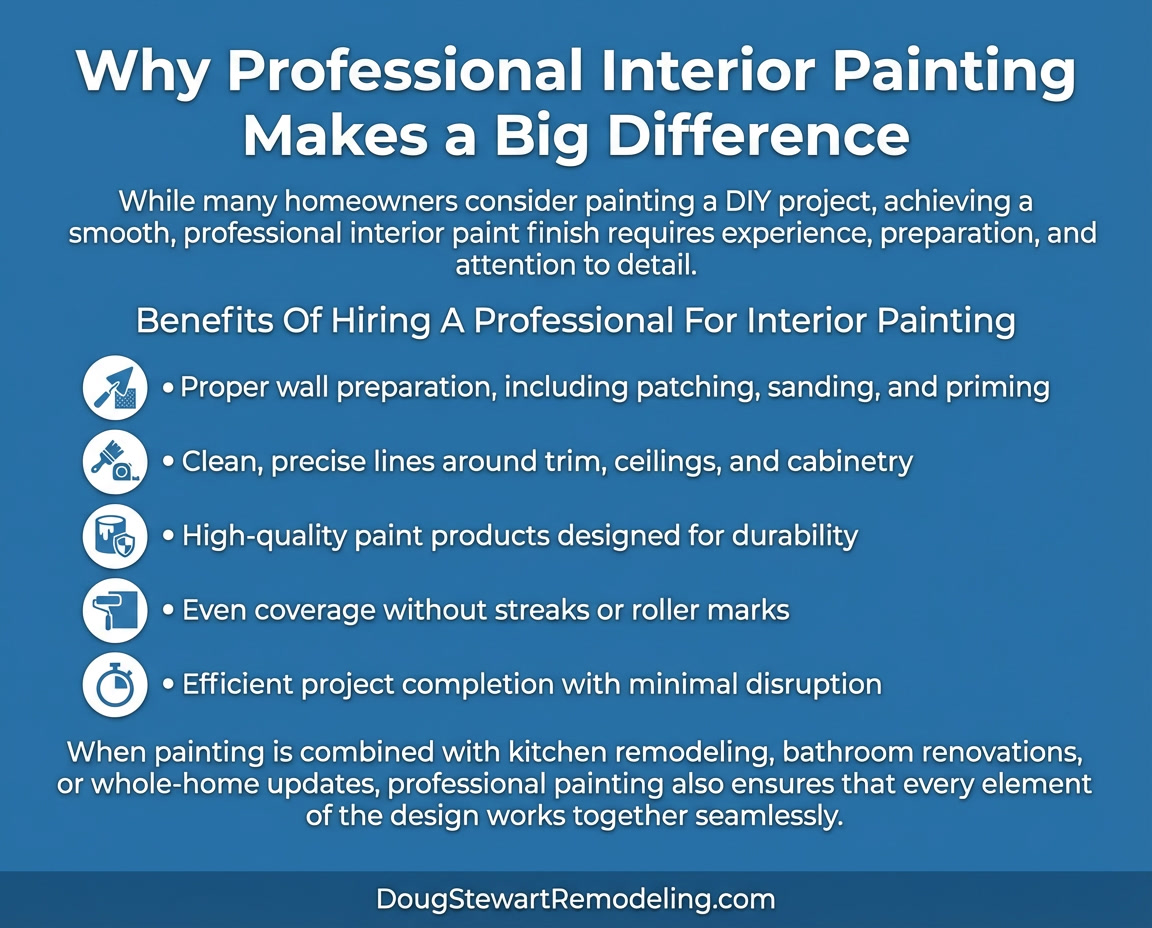 Why Professional Interior Painting Makes a Big Difference