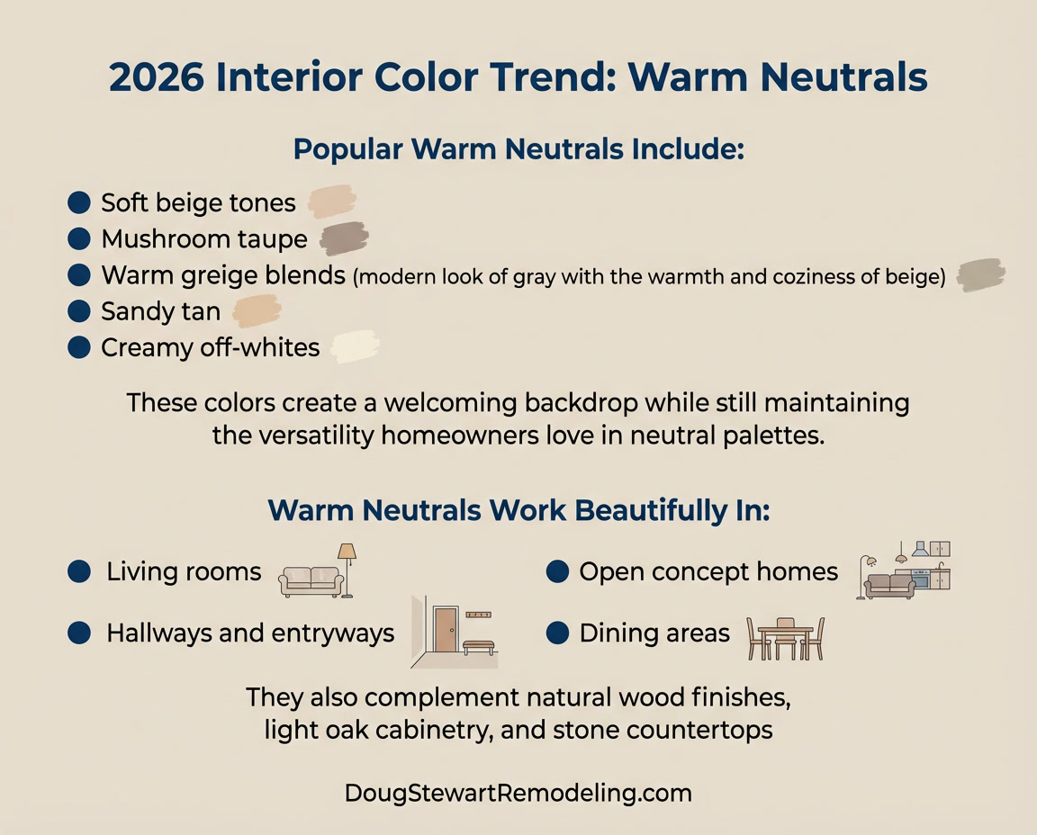 2026 Interior Color Trend: Warm Neutrals