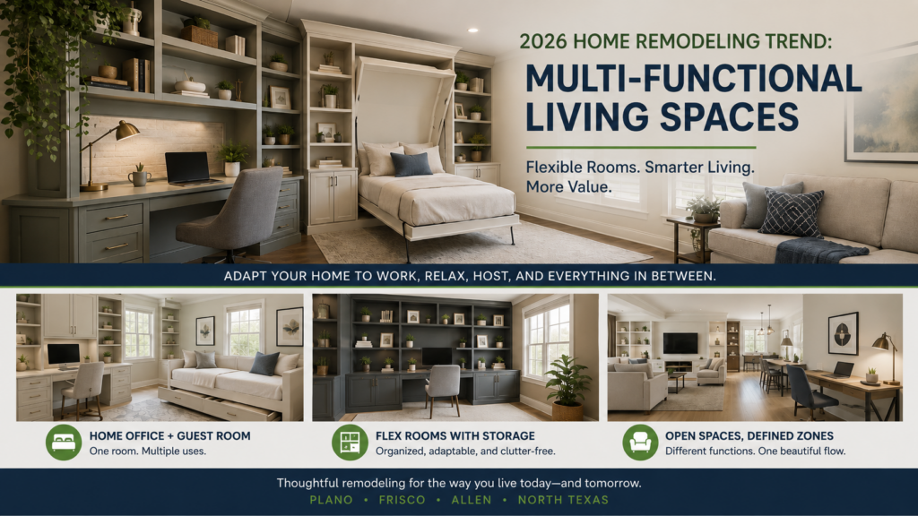 Multi Functional Living Spaces in Plano, Frisco, Allen TX